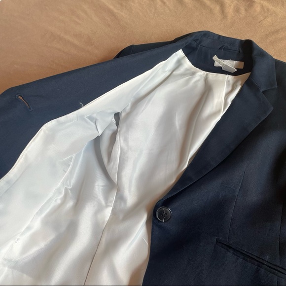 H&M Linen Suit - Navy, fits a size XS/S see details for sizes - Picture 4 of 12